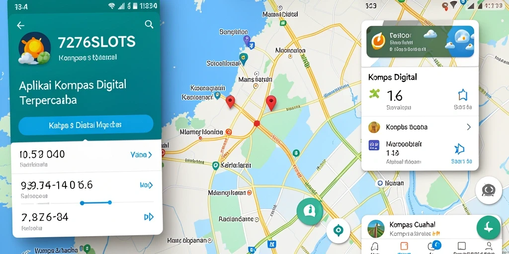 Antarmuka 7276SLOTS yang sederhana dan informatif untuk navigasi.