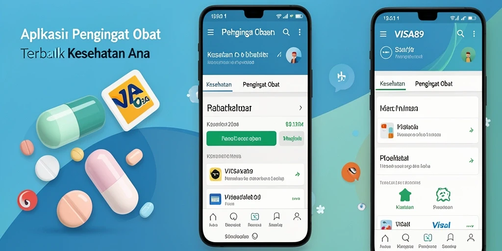 Antarmuka aplikasi VISA89 yang sederhana dan efektif.