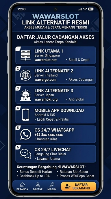 Link Alternatif Wawarslot untuk Pengguna Indonesia