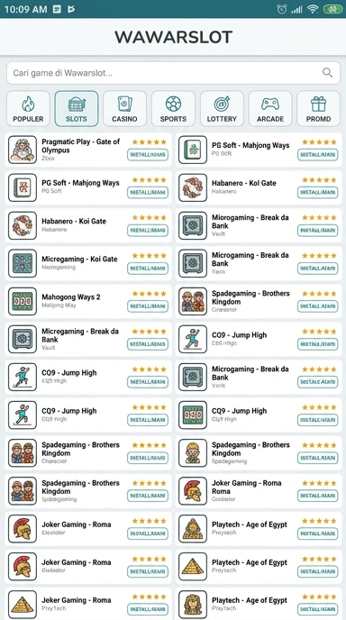 Katalog Aplikasi Populer Wawarslot — Temukan Pilihan Terbaik